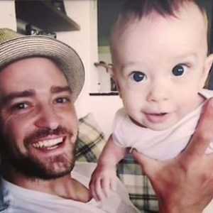 Pevec Justin Timberlake pohvali fotografije prvorojenec