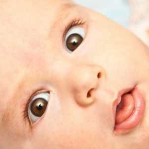 Zakaj majhen otrok vtisnila svoj jezik