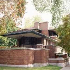 Projekt hiše v slogu Wright