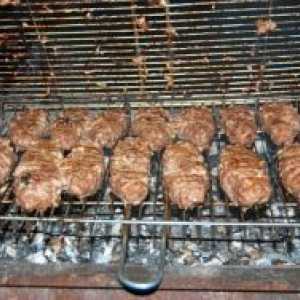 Recept kebab iz svinjskega mesa na žaru