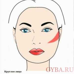 Ruddy lepota: kako uporabiti zardevati za okroglim obrazom