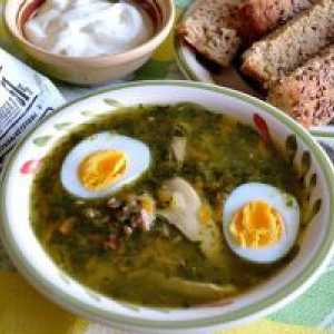Kislica juha z jajcem - recept