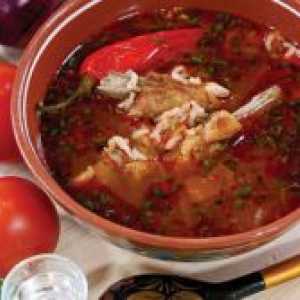 Kharcho juha s krompirjem in rižem - recept