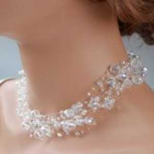 Poročna ogrlica iz biserov
