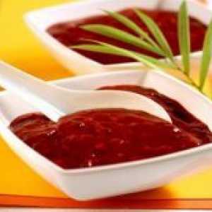 Tkemali rdeče češnje slive - recept