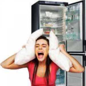 Raven hrupa hladilnika