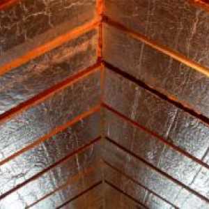 Toplotna izolacija stropa v hiši s hladno streho