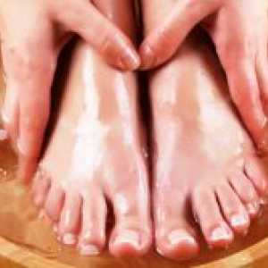Footbath z vodikovim peroksidom
