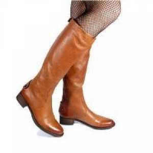 Ženski jesen usnjeni škornji